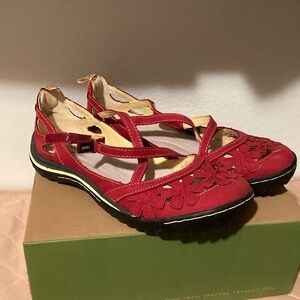 Jambu Women's Red Mary Jane Shoes size 9